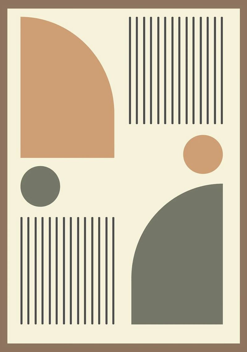 semicerchi linee verticali plexiglass da Ron Bale