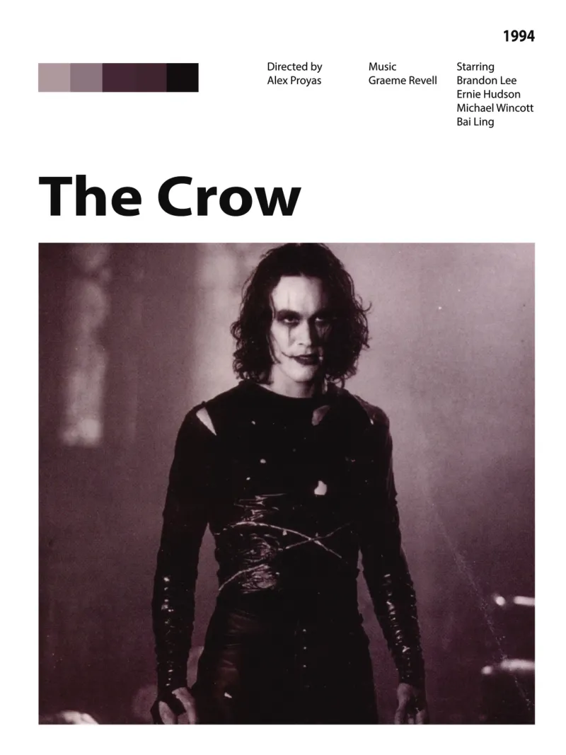 The Crow poster by 🎞 The Movie Wall