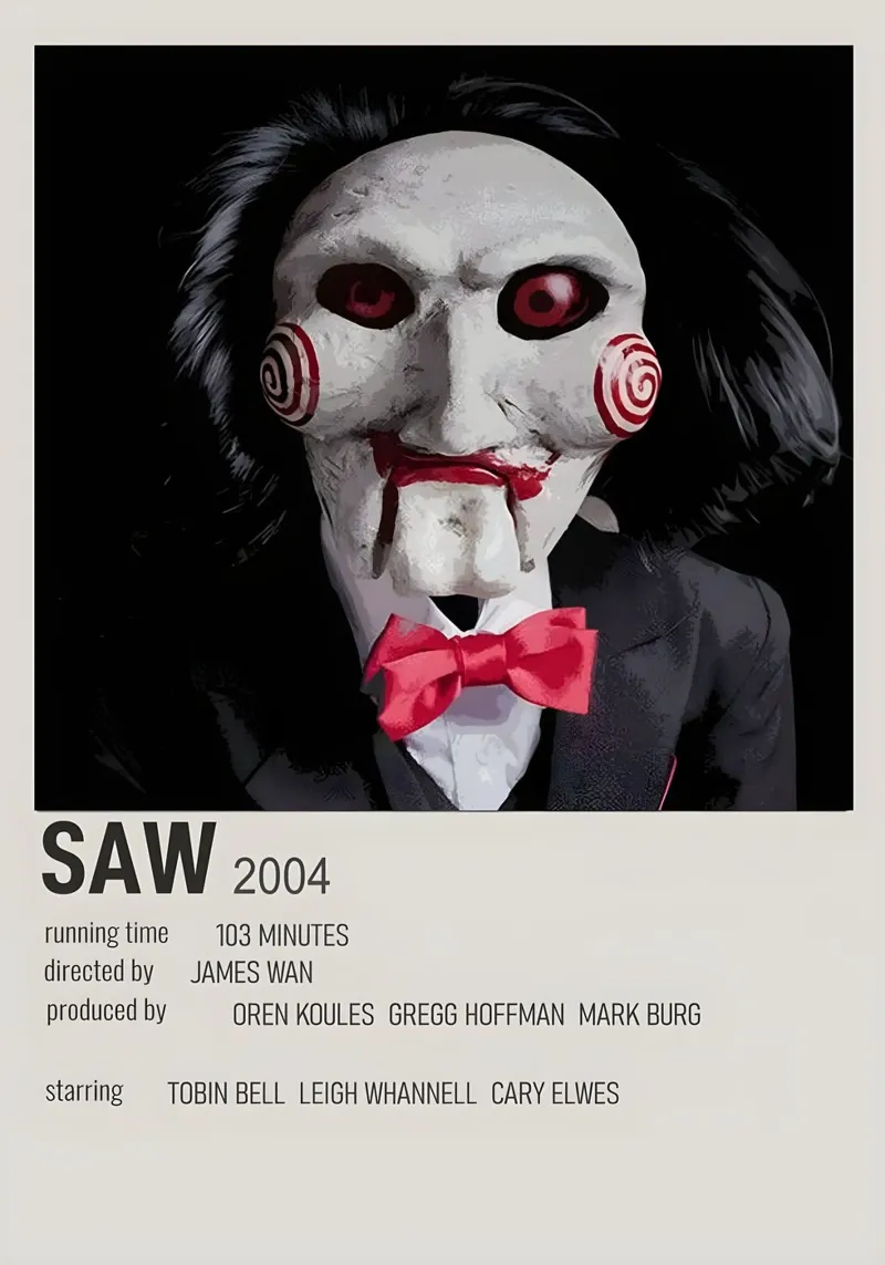 SAW 2004 pellicola backlit da MVFminimalist