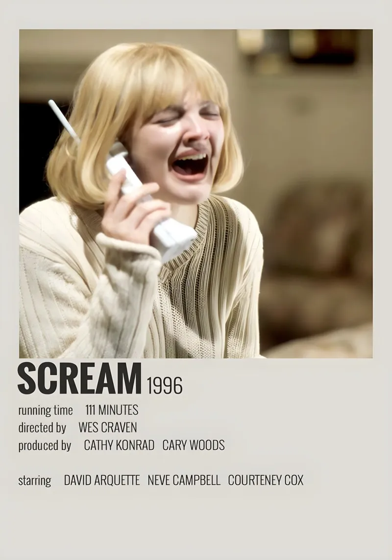 SCREAM 1996 pellicola backlit da MVFminimalist
