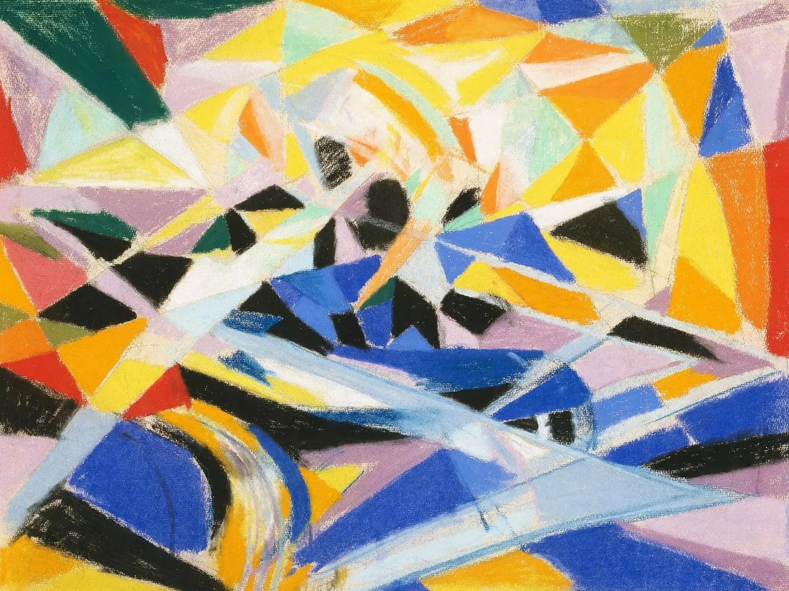 La composizione futurista di Joseph Stella pellicola backlit da Venus Art