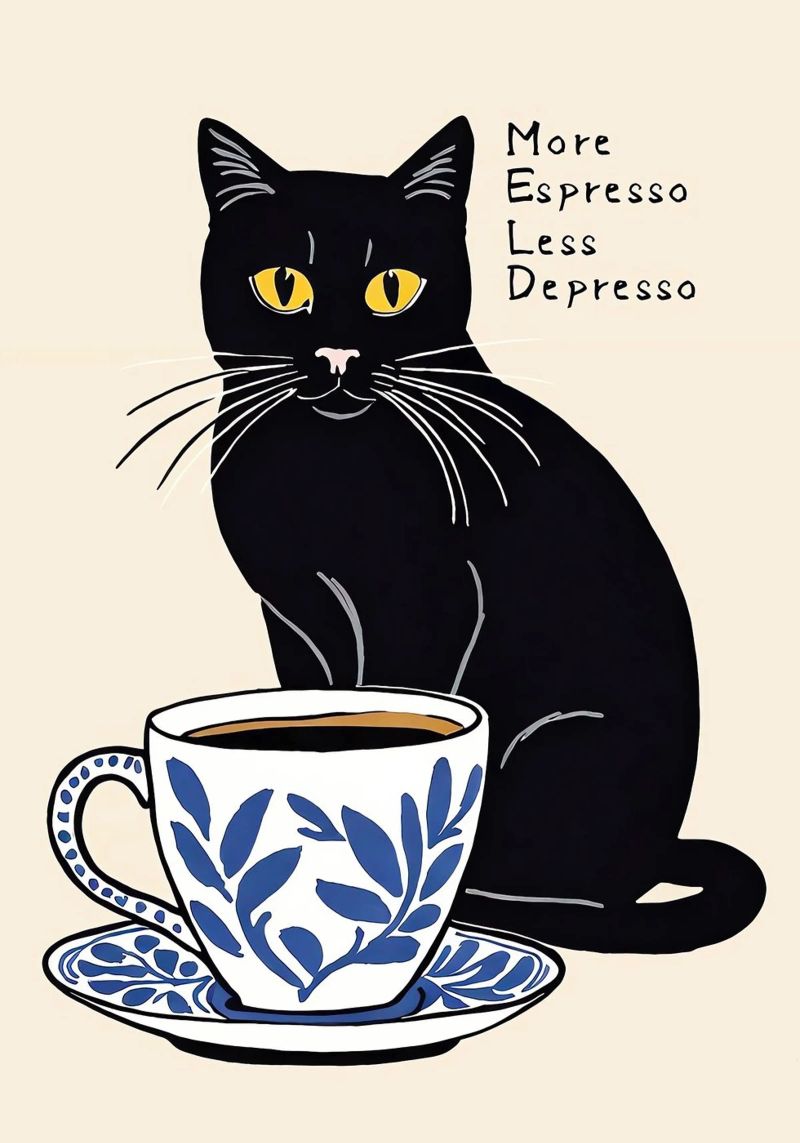 More Espresso Less Depresso pellicola backlit da Arjun