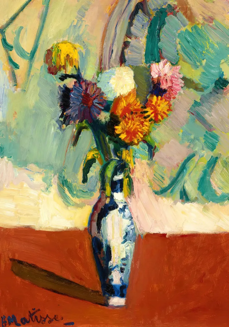 Matisse - Bouquet di vasi cinesi poster con telaio in plastica da Jam Poster