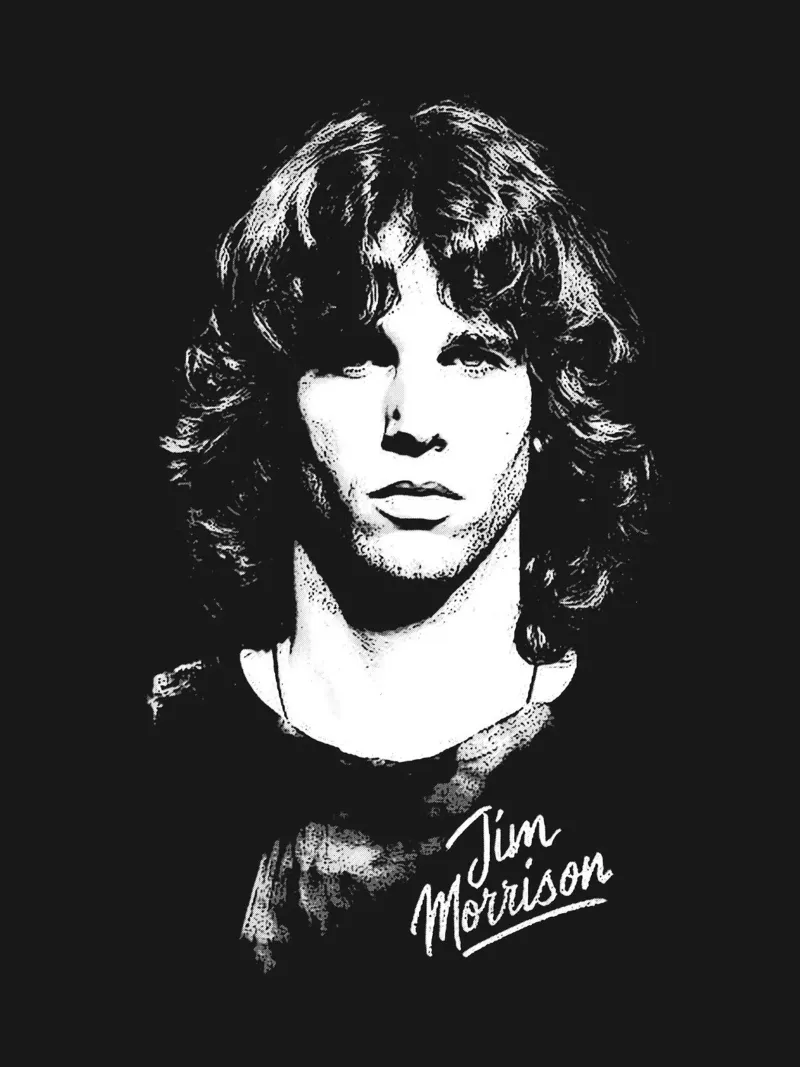jim morrison pellicola backlit da vanhesling