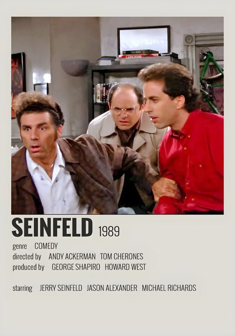 SEINFELD 1989 pellicola backlit da MVFminimalist