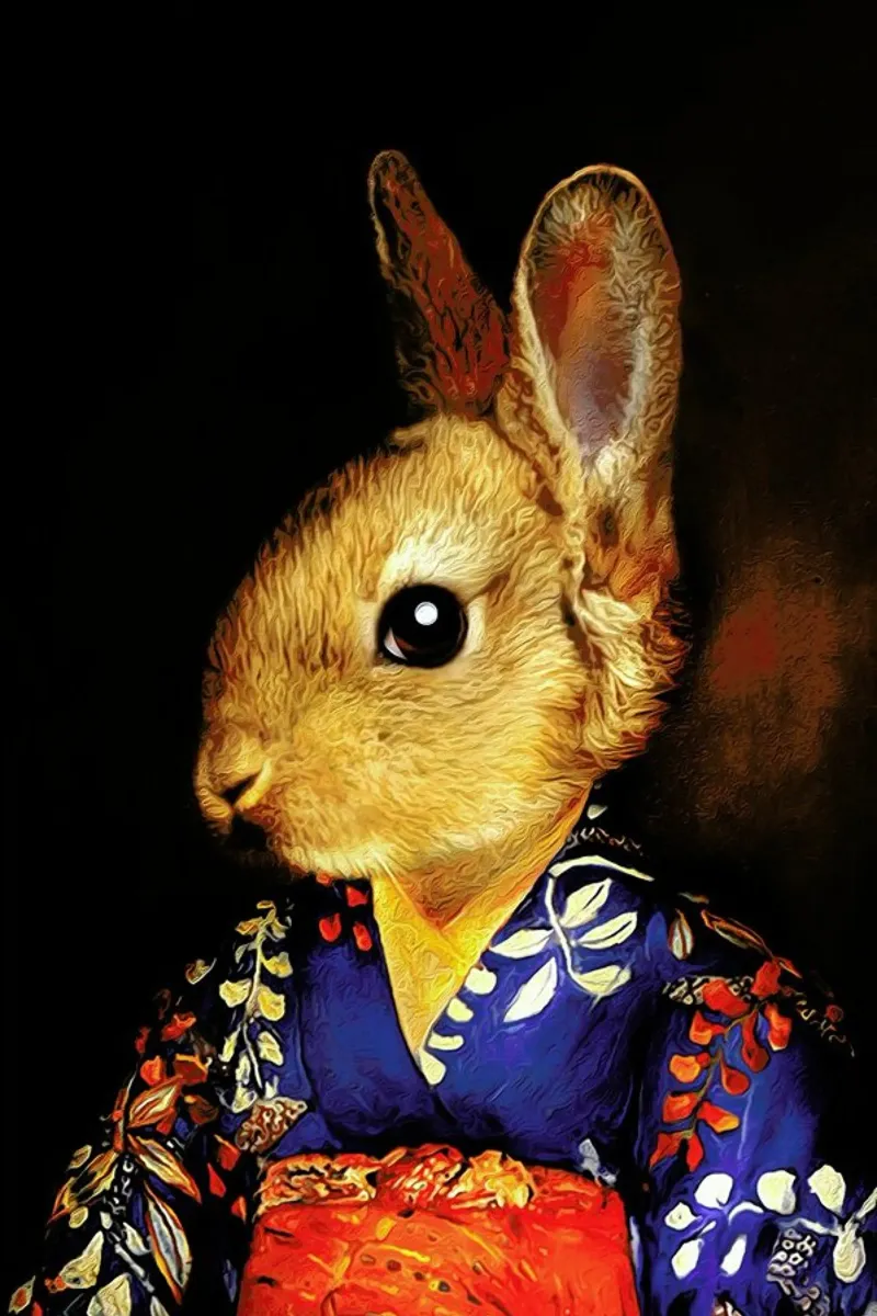 Mie canvas by Tein Lucasson