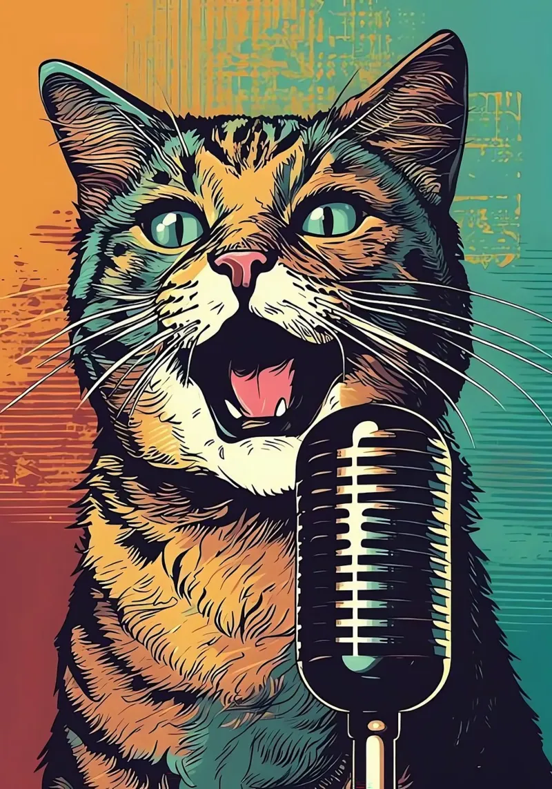 Pop Singer Cat forex plate by Arjun