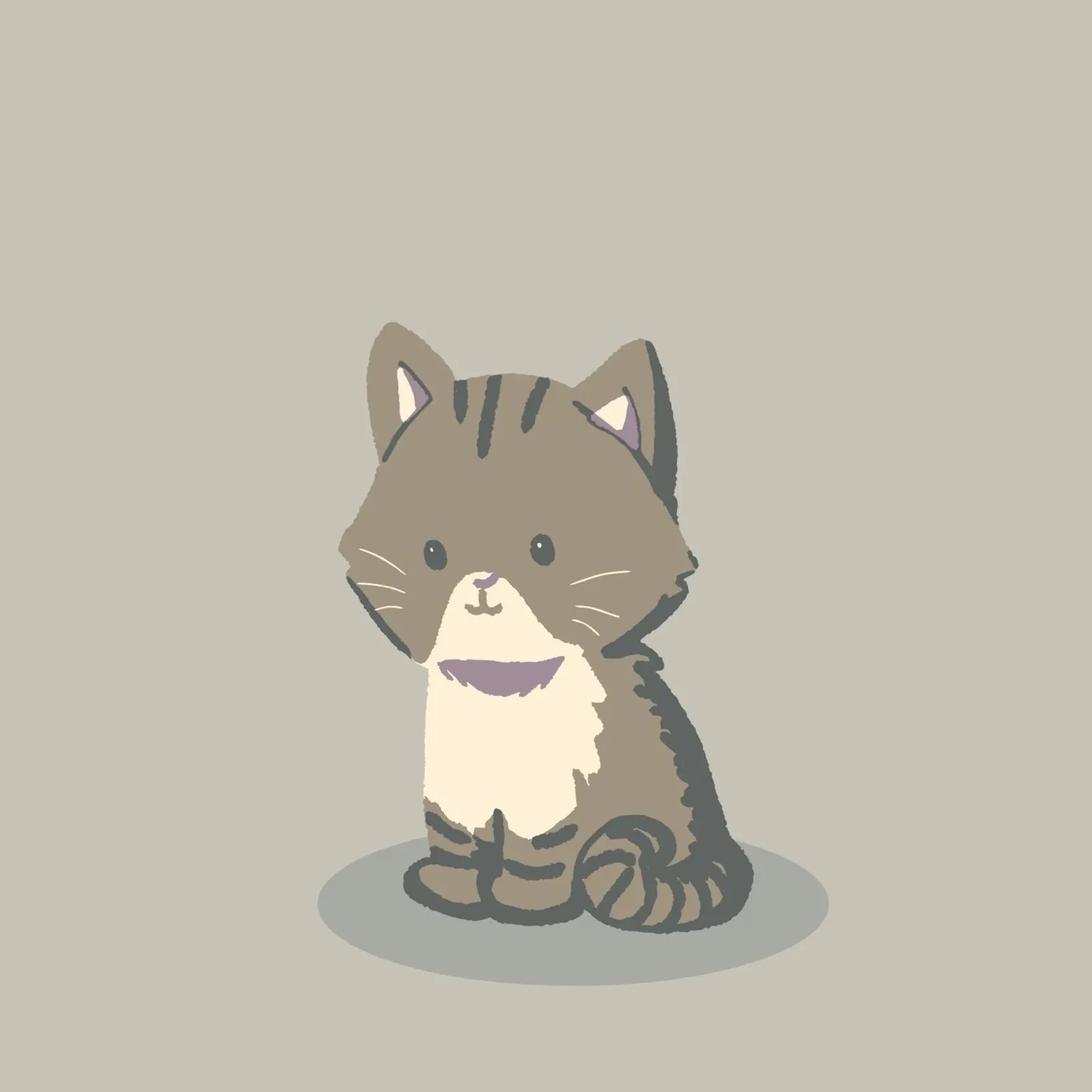 ritratto di gatto piccolo poster con telaio in legno da animal story home
