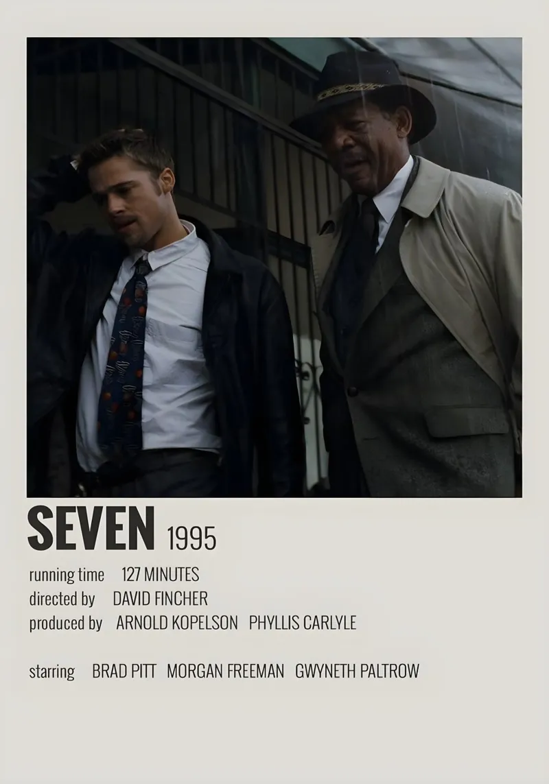 SEVEN 1995 pellicola backlit da MVFminimalist