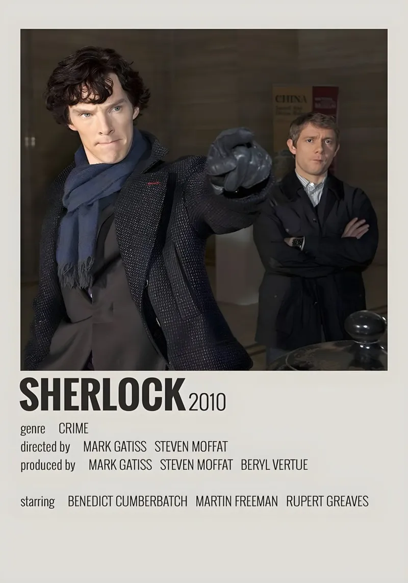 SHERLOCK 2010 pellicola backlit da MVFminimalist