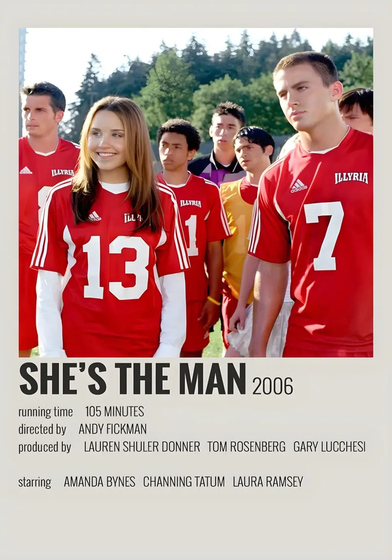 SHE'S THE MAN 2006 pellicola backlit da MVFminimalist