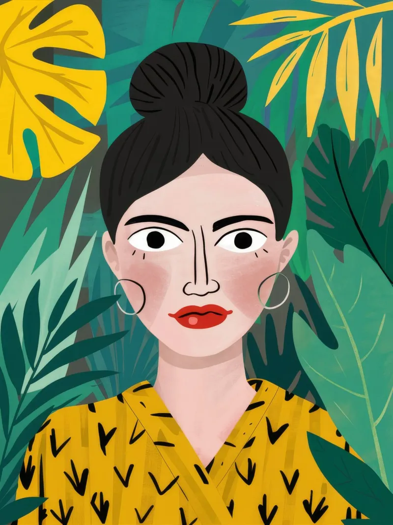 L'aplomb de la reine de la jungle poster de Peak Delusion