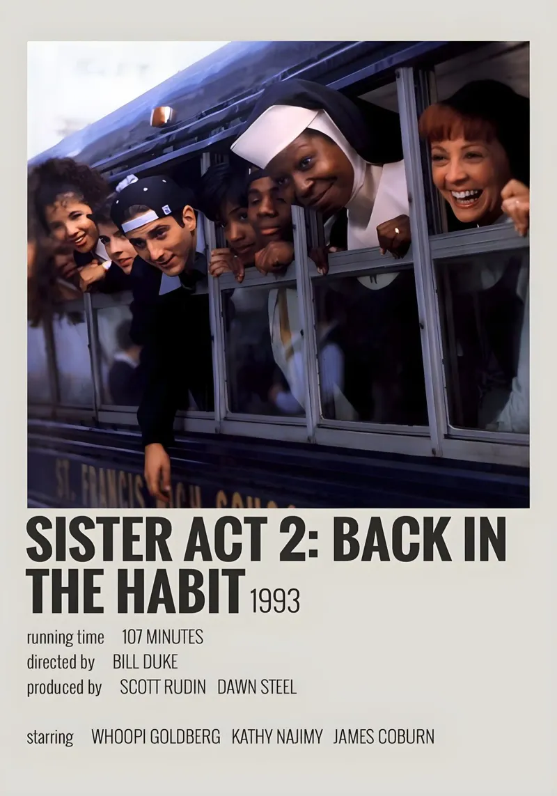 SISTER ACT 2 BACK IN THE HABIT 1993 plexiglass da MVFminimalist