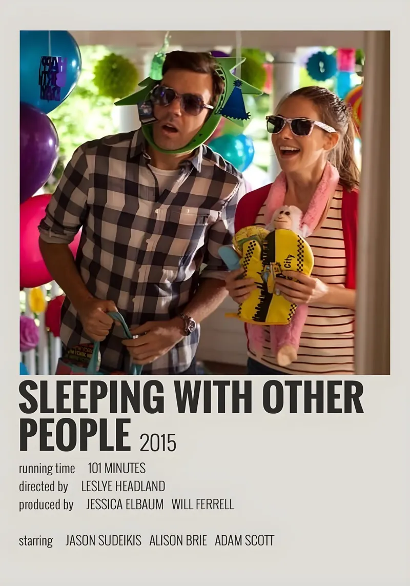 SLEEPING WITH OTHER PEOPLE 2015 Backlit Folie von MVFminimalist