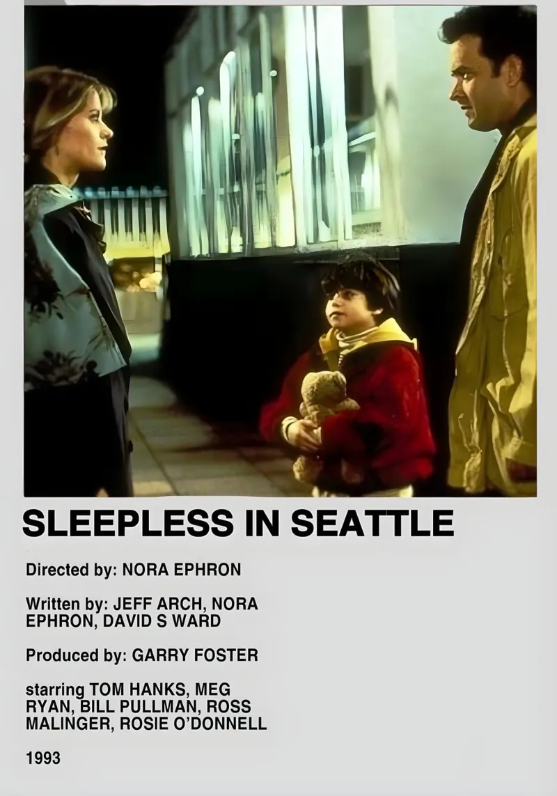 SLEEPLESS IN SEATTLE poster da MVFminimalist