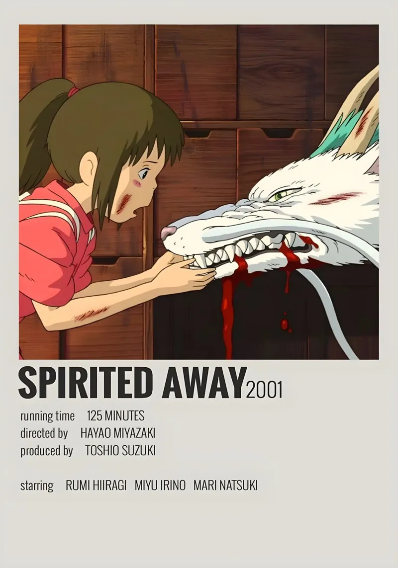 SPIRITED AWAY 2001 Poster von MVFminimalist