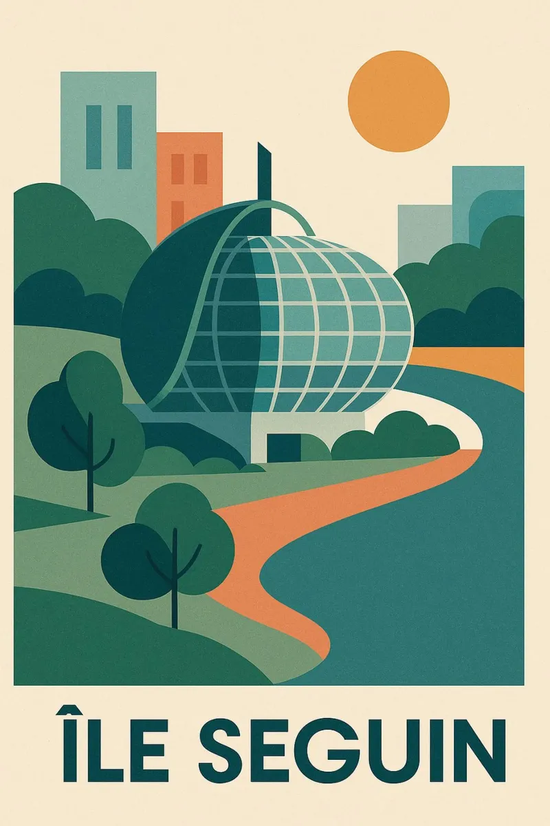 Île Seguin - La Seine Musicale in primo piano tela con Cornice a cassetta da JETLAG | affiches voyage
