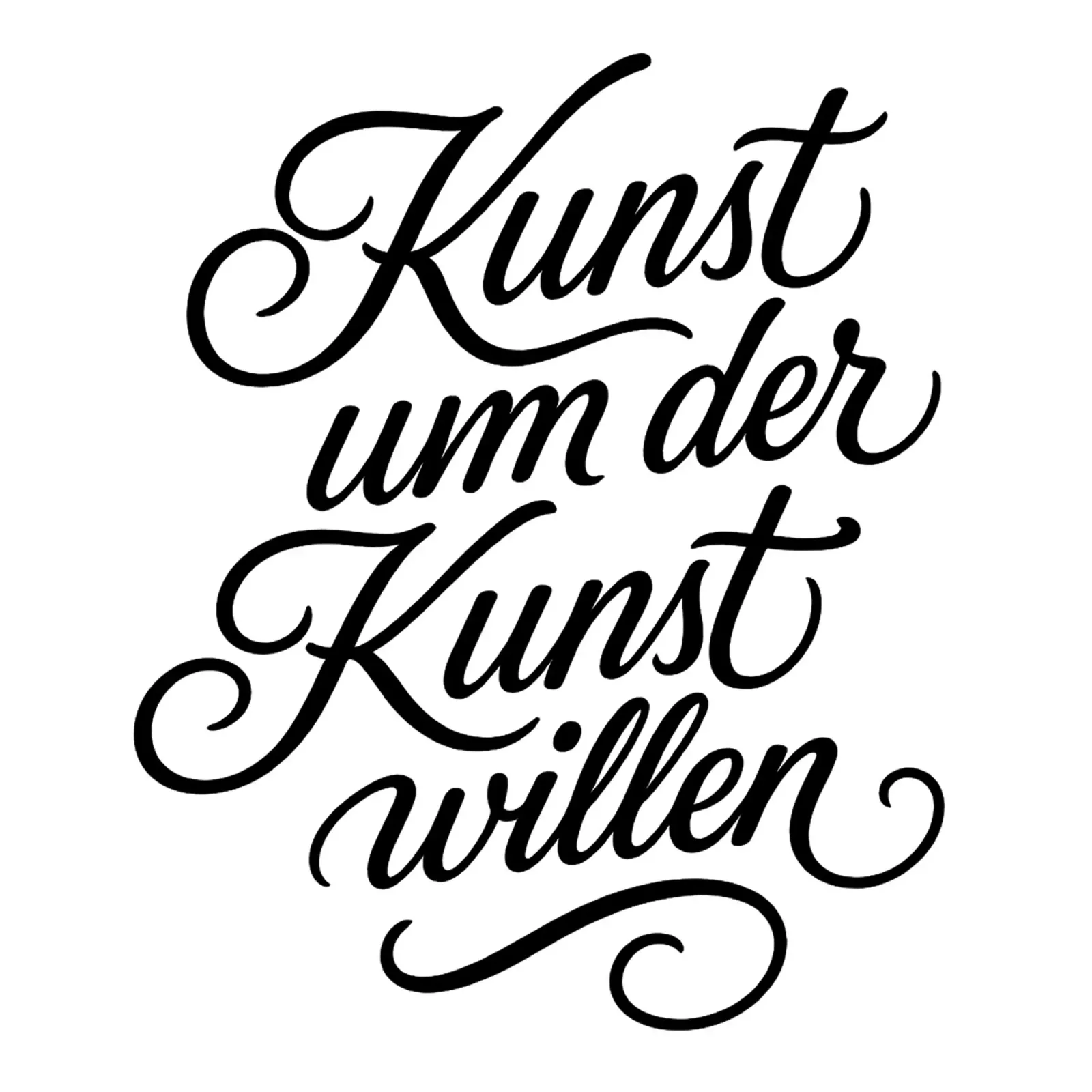 KUNST UM DER KUNST WILLEN poster con telaio in legno da Vintage Van Gogh