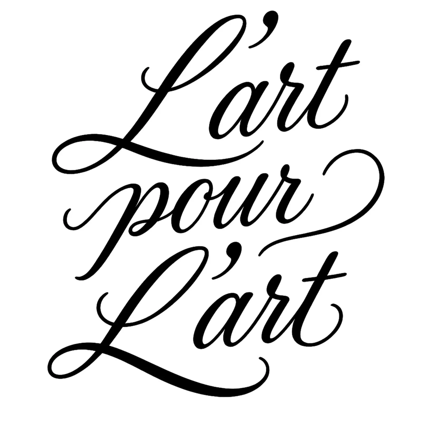 L´ART POUR L´ART pellicola backlit da Vintage Van Gogh