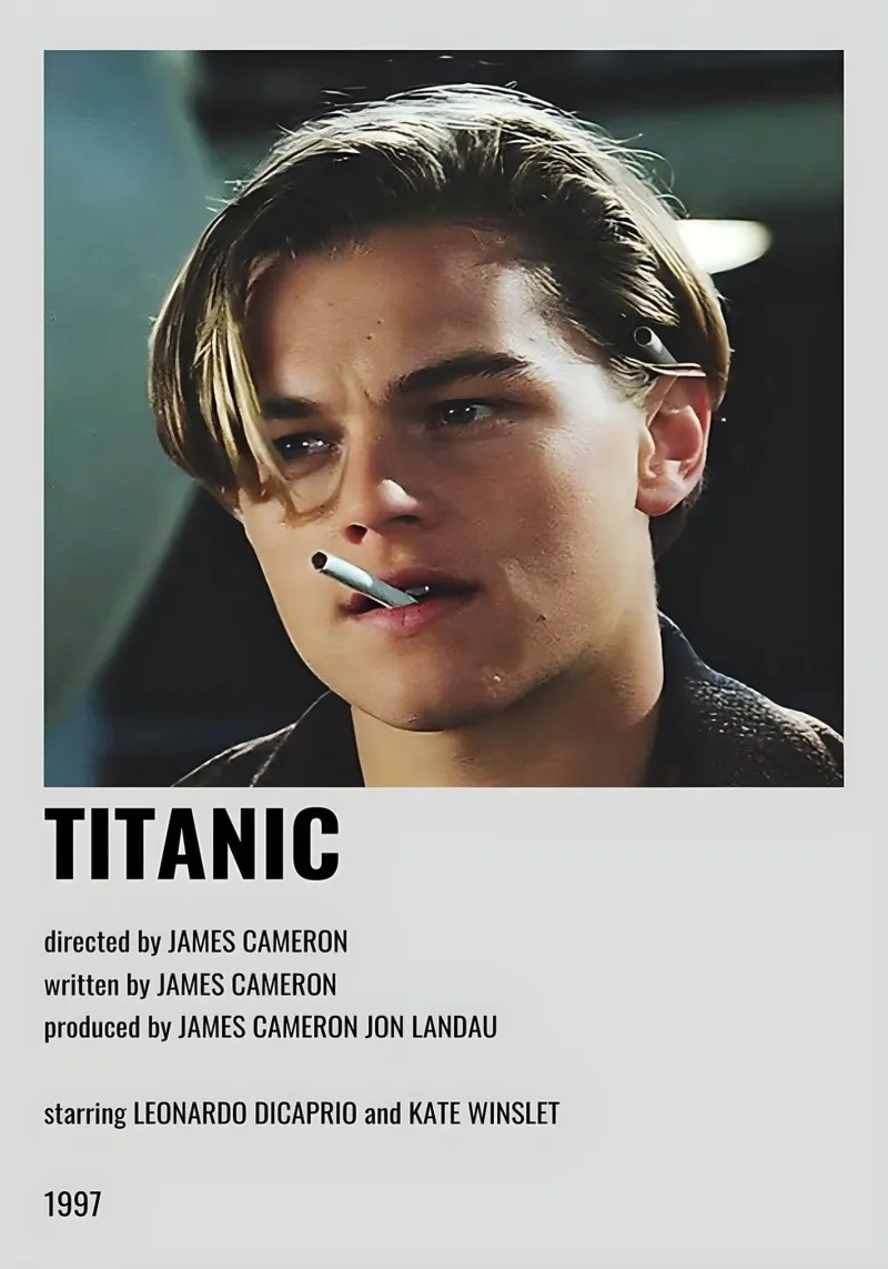 TITANIC pellicola backlit da MVFminimalist