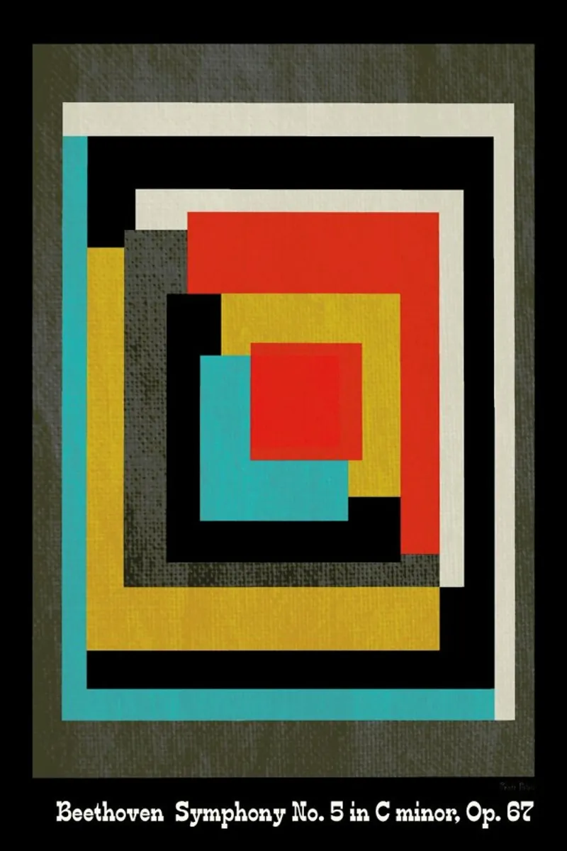 Beethoven - Symphony 5 forex plate by Prelude Posters