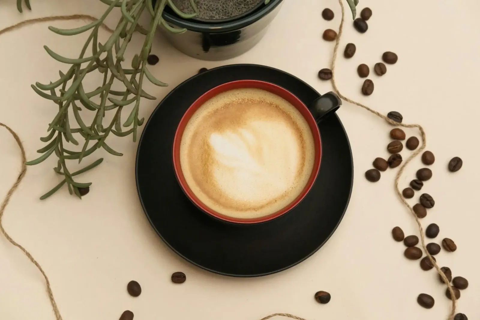 tazza di caffè latte art plexiglass da cofa home