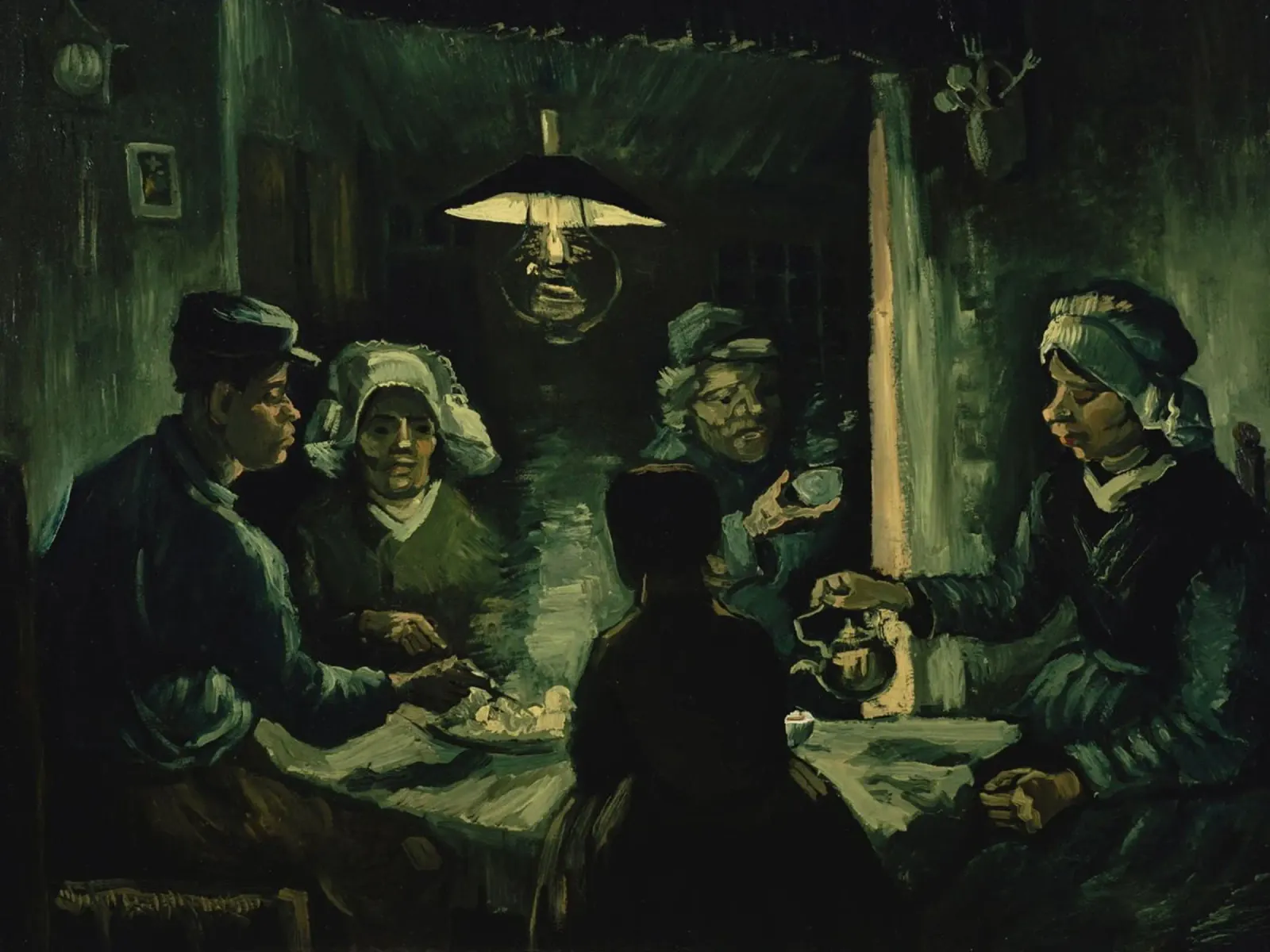 I mangiatori di patate - Vincent van Gogh poster da Sylviepaint