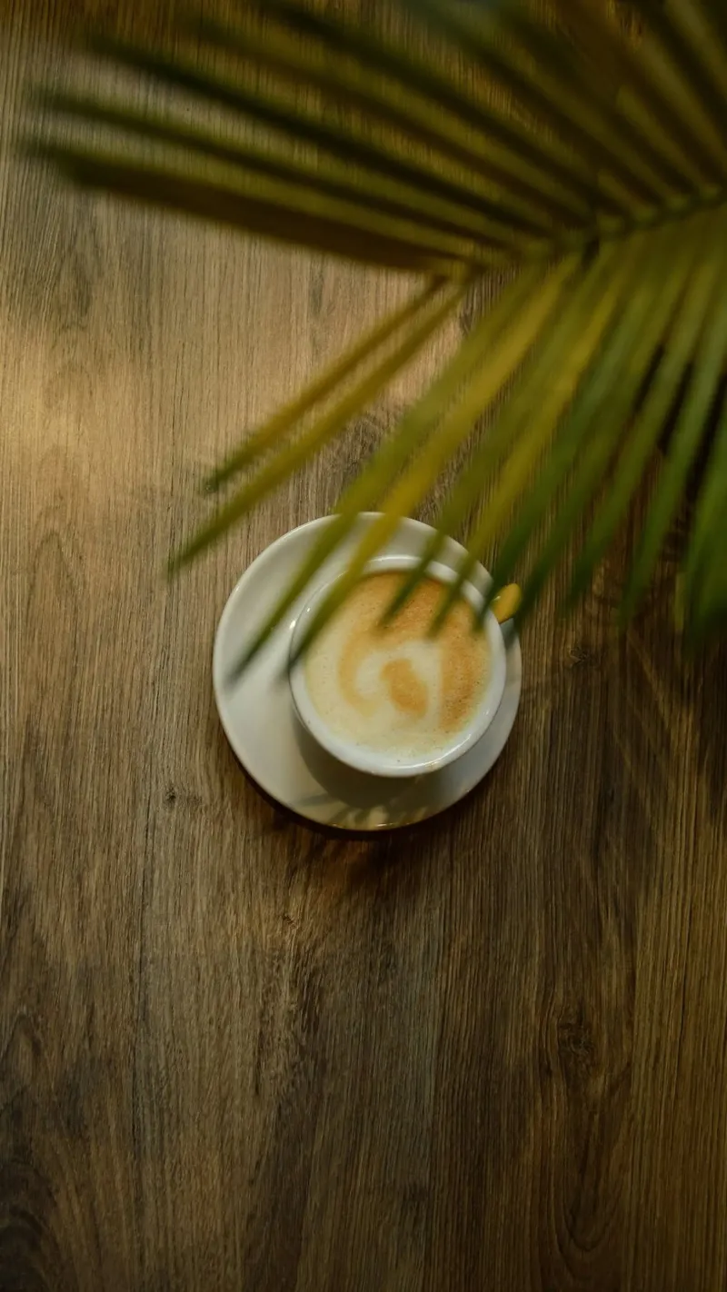 caffè latte art sotto licenza pellicola backlit da cofa home