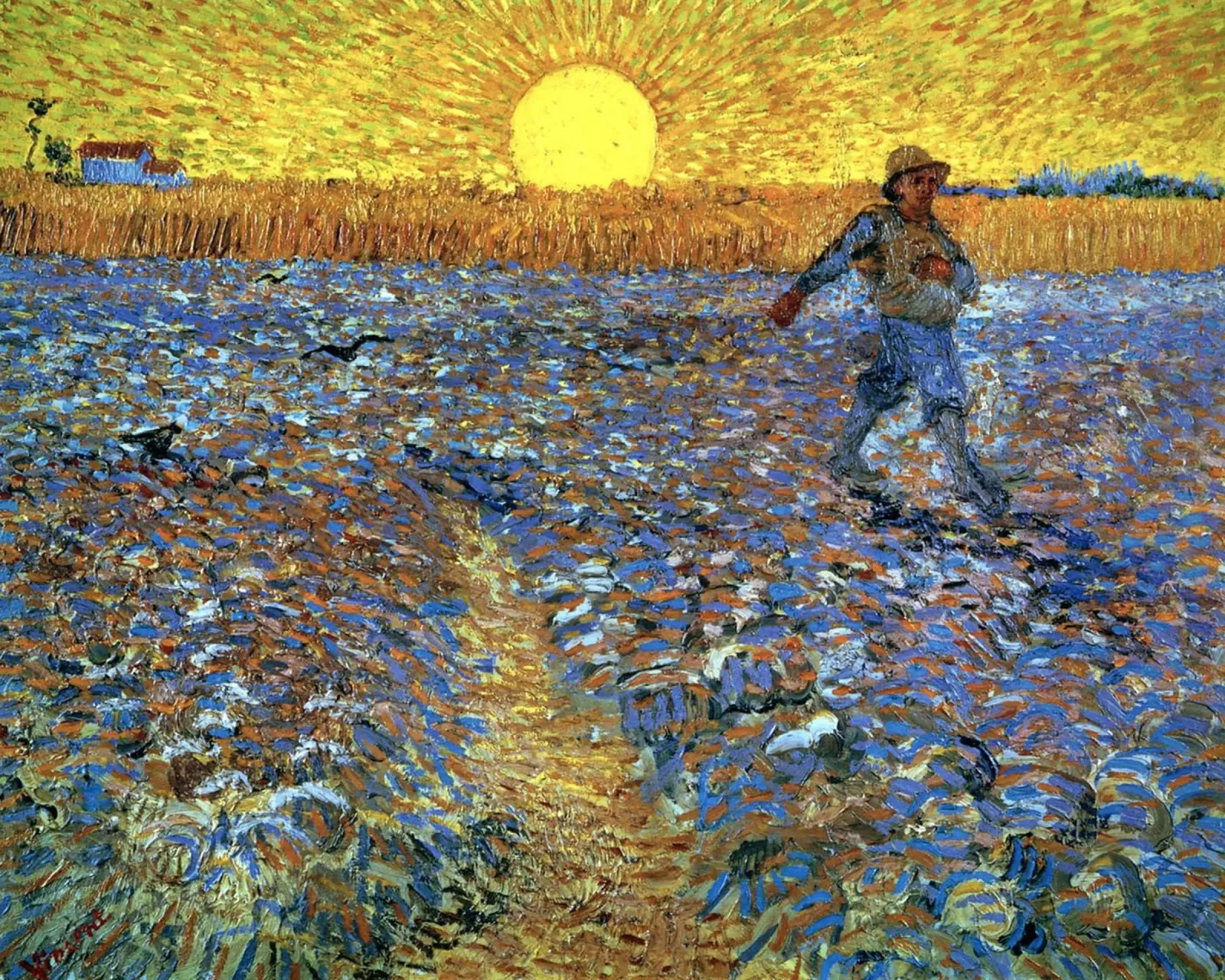 Der Sämann - Vincent van gogh Poster von Sylviepaint