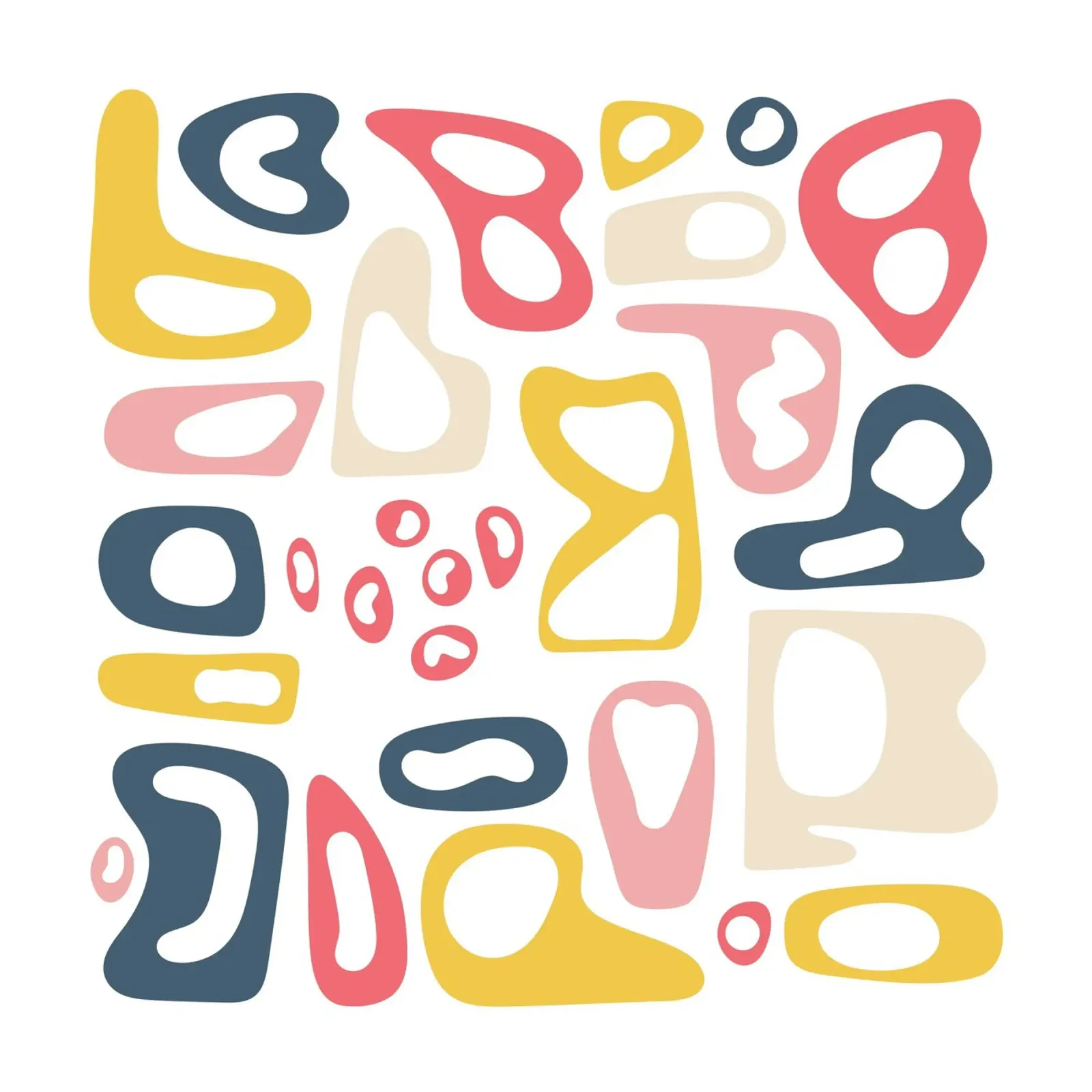 abstract symbol hahnemühle by pastel color shape