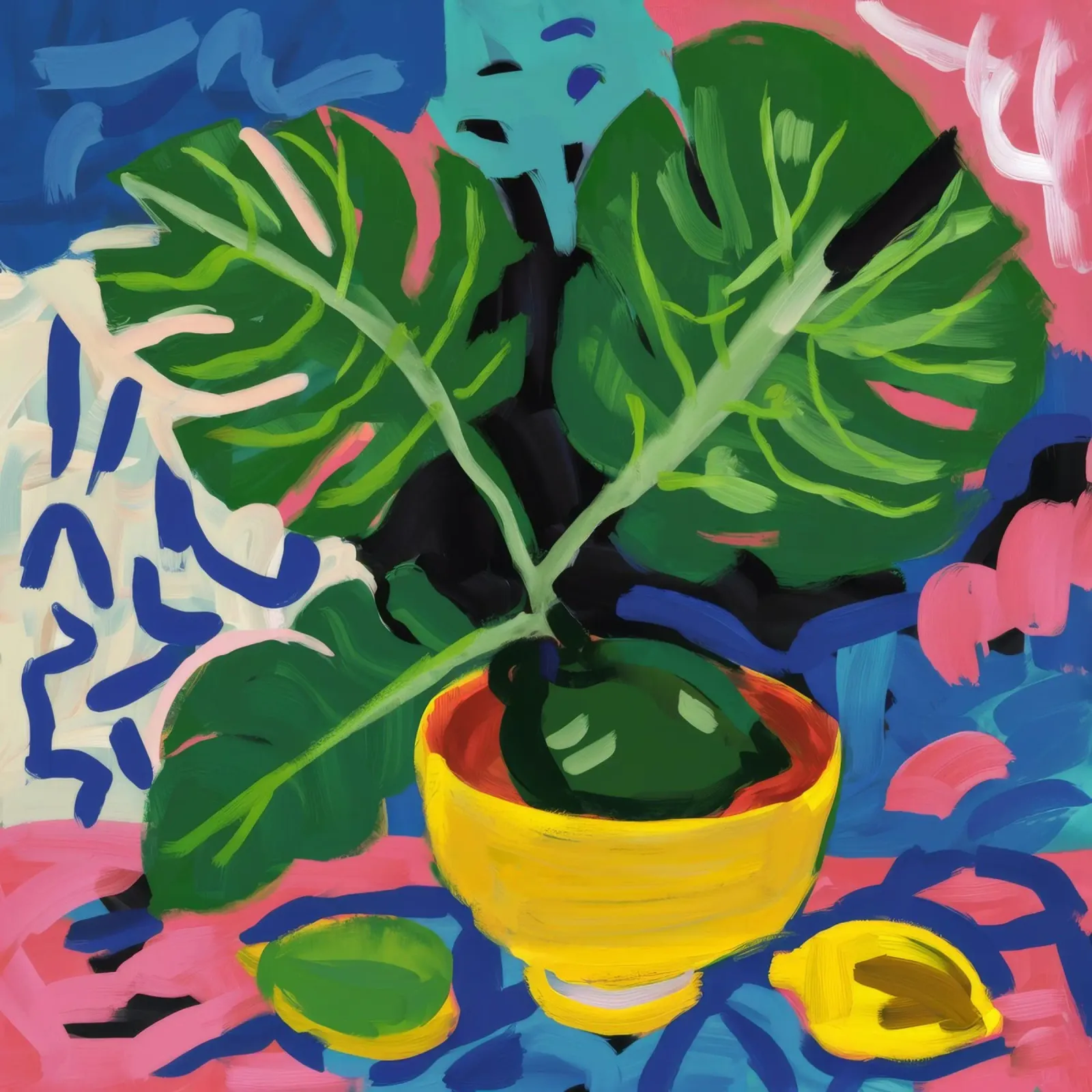 Monstera Pattern Play pellicola backlit da Pan Denim