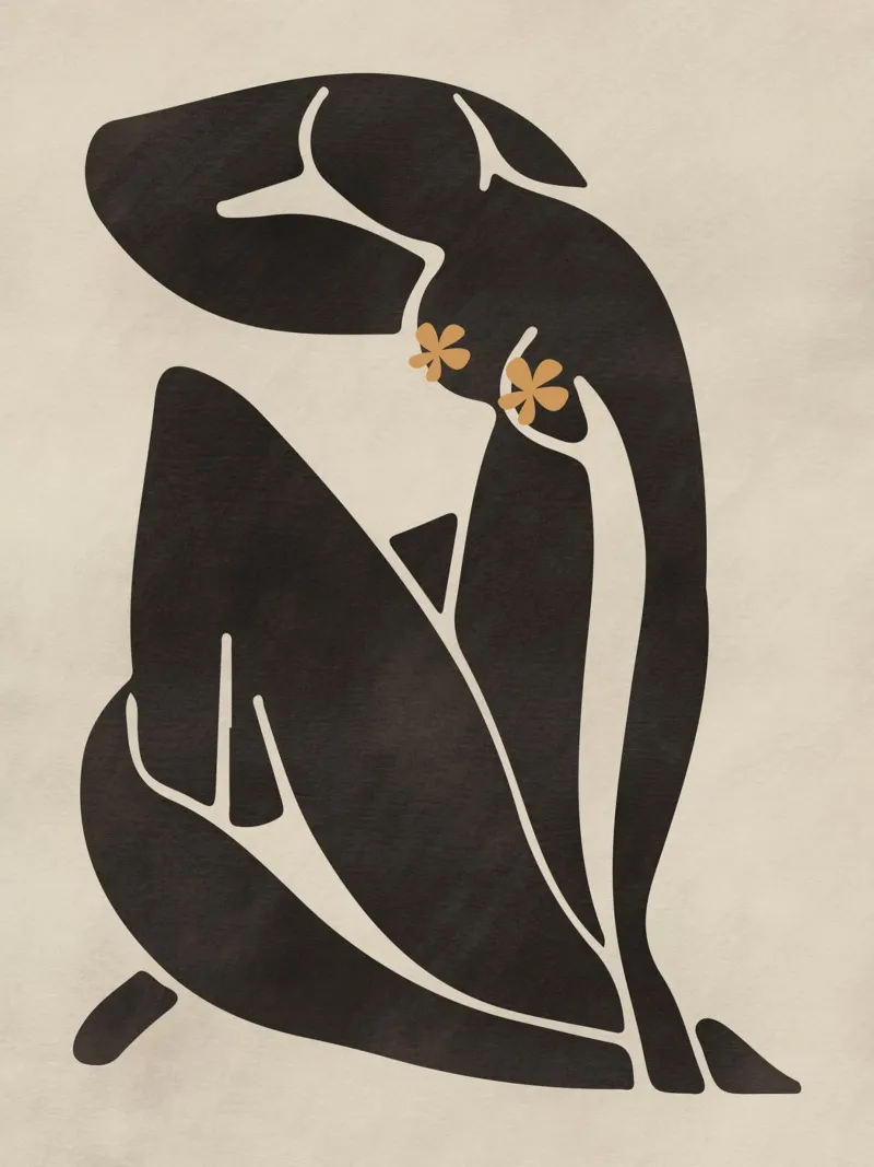 Cut out nude 02 canvas by Little Dean
