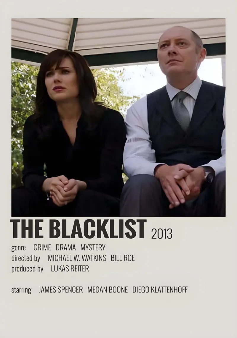 THE BLACKLIST 2013 pellicola backlit da MVFminimalist