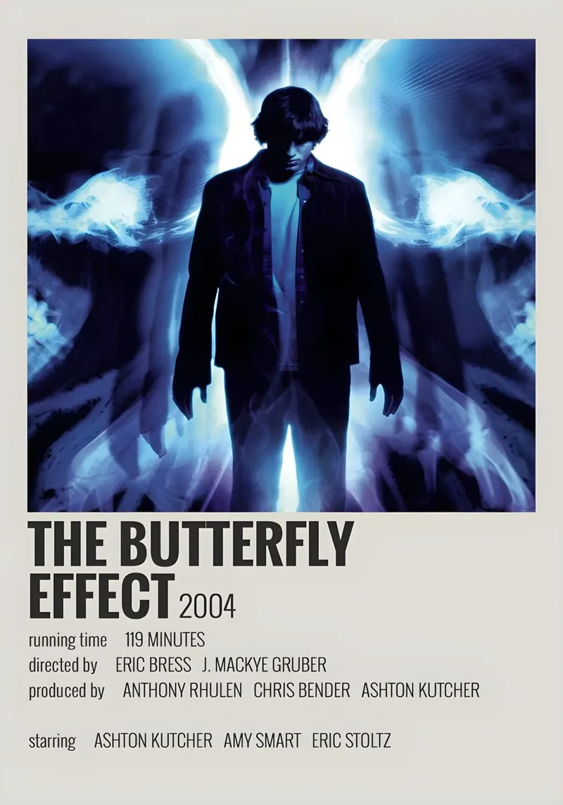 THE BUTTERFLY EFFECT 2004 pellicola backlit da MVFminimalist