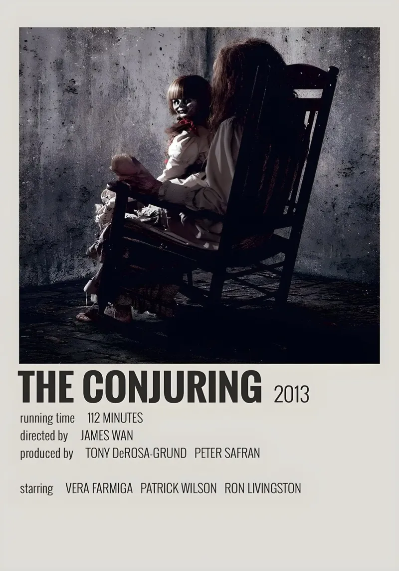 THE CONJURING 2013 pellicola backlit da MVFminimalist