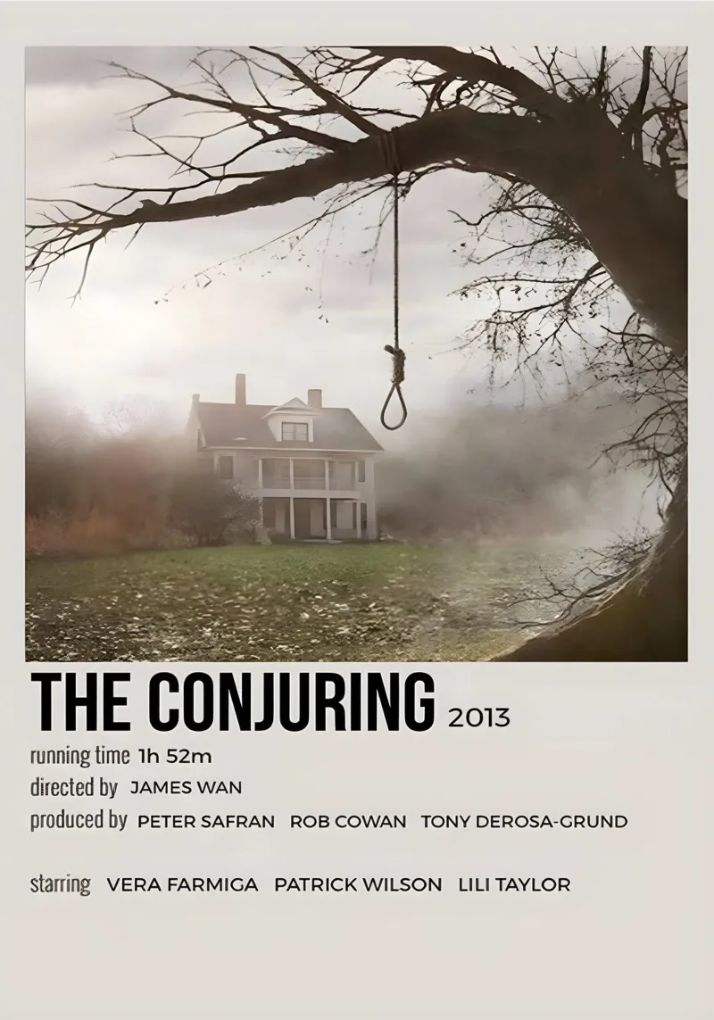 THE CONJURING 2013 pellicola backlit da MVFminimalist