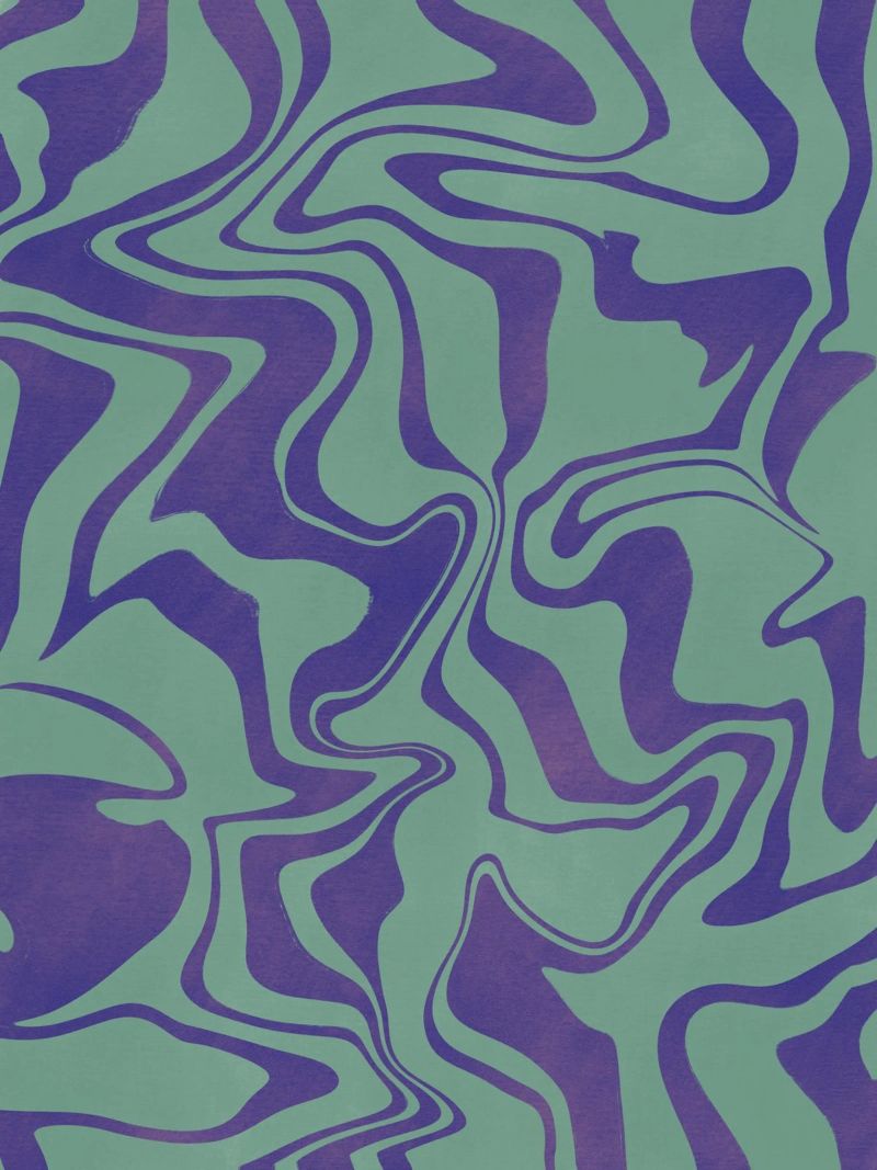 Fluid lines pattern 02 hahnemühle by Little Dean
