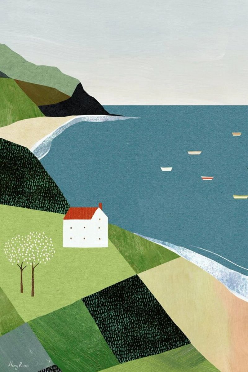 House On The Cliff poster de Henry Rivers