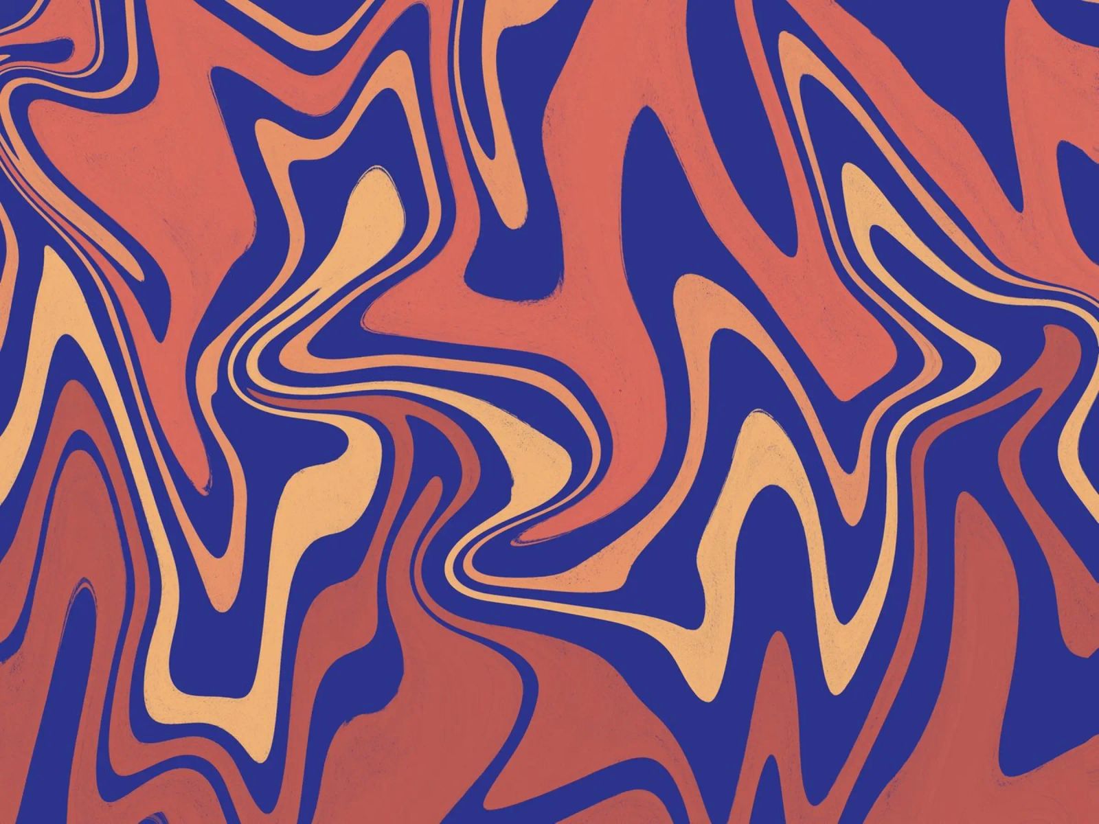 Fluid lines pattern 08 hahnemühle by Little Dean