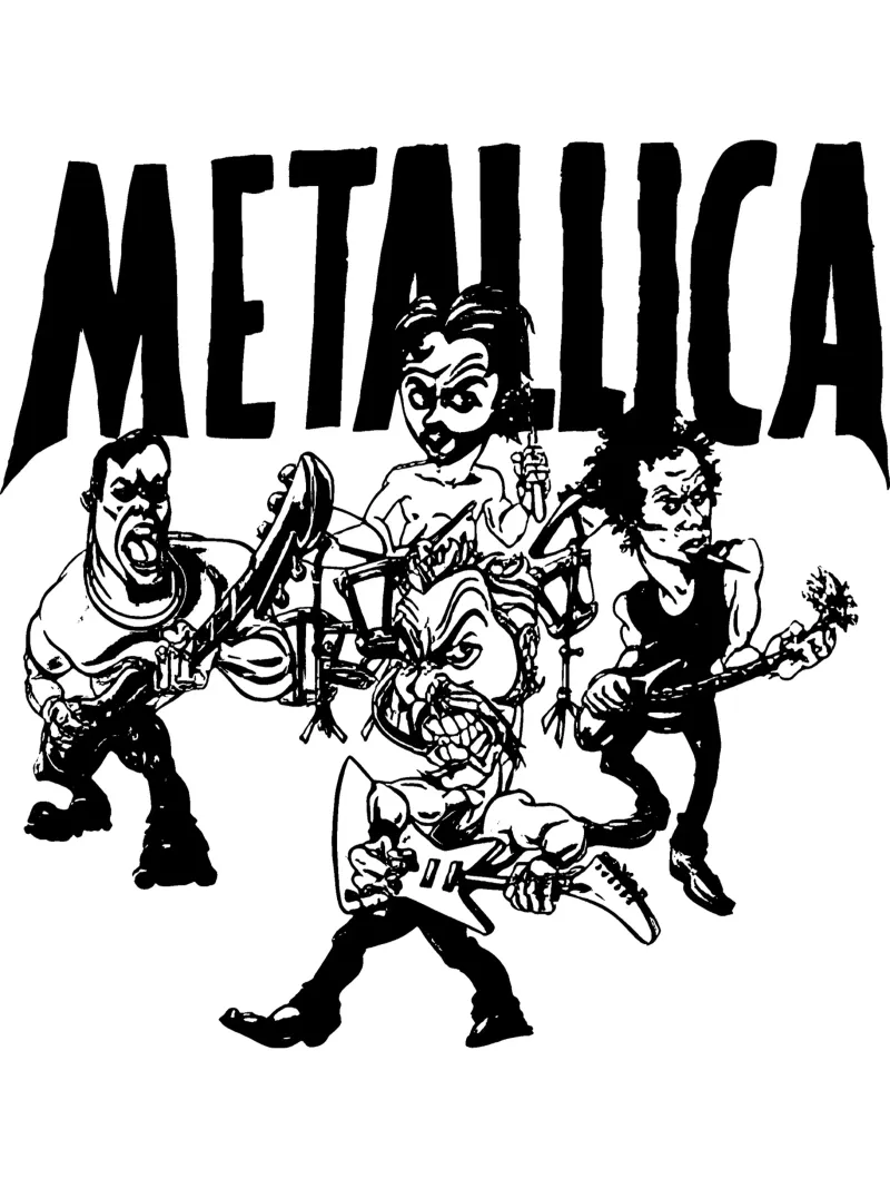 Metallica - Alas Jambu hahnemühle by Gage Gottlieb