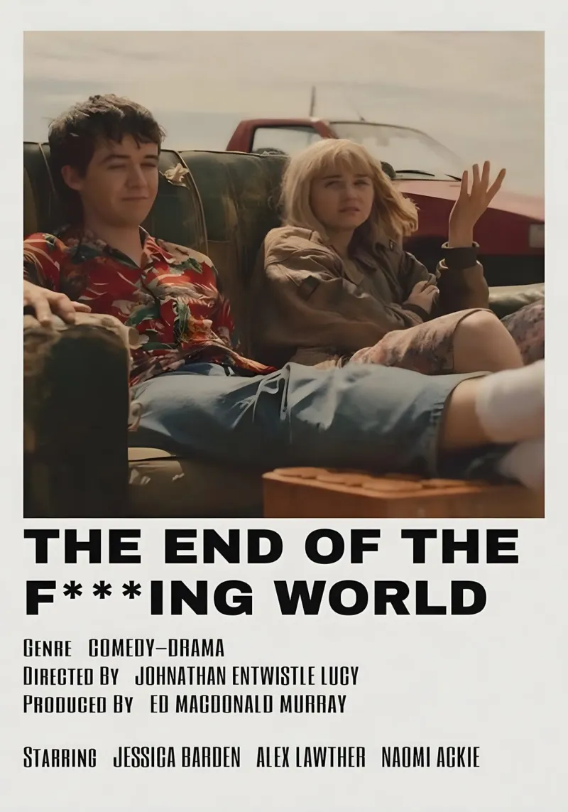 THE END OF THE FING WORLD pellicola backlit da MVFminimalist