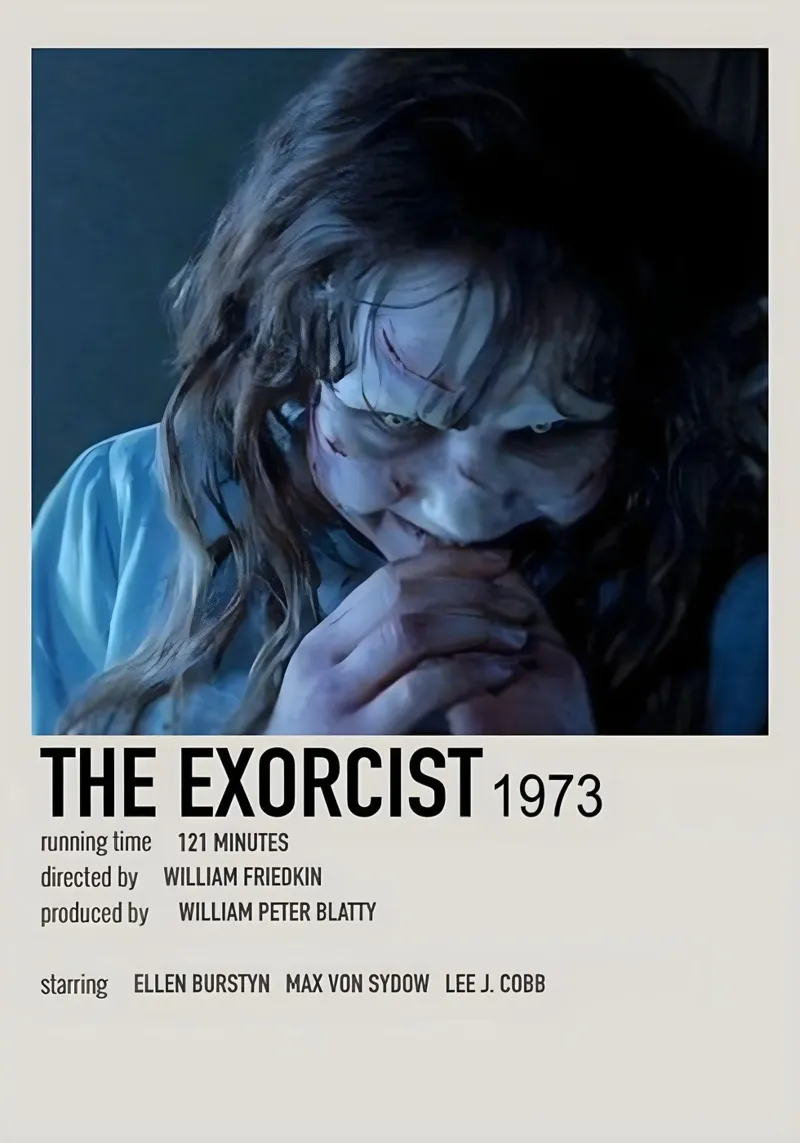 THE EXORCIST 1973 pellicola backlit da MVFminimalist