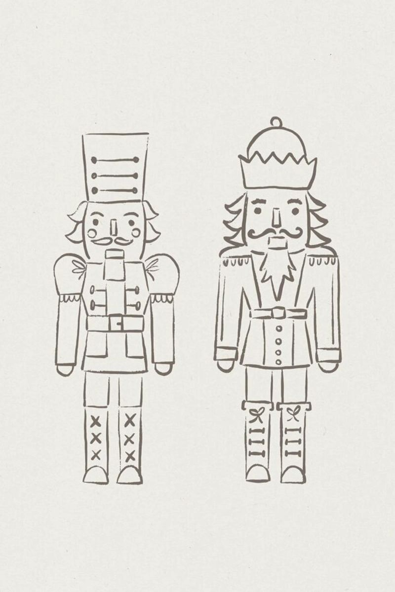 Nutcracker Leinwand von KRUTH DESIGN