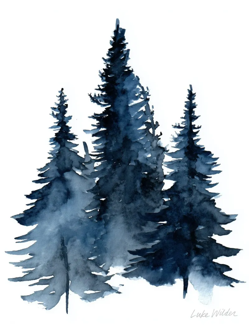 Ink Pines carta hahnemühle da Luke Wilder Studio