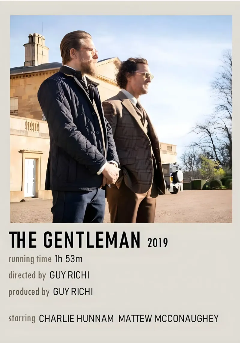 THE GENTLEMAN 2019 pellicola backlit da MVFminimalist
