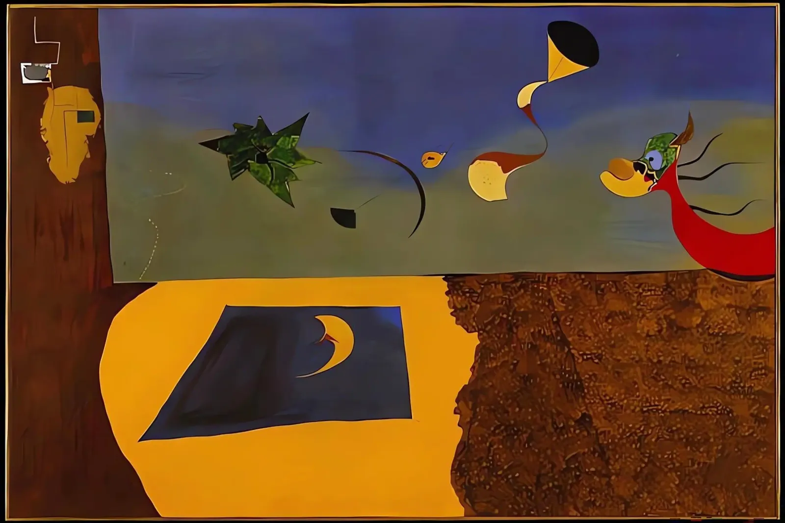 Animierte Landschaft Poster von Narciso