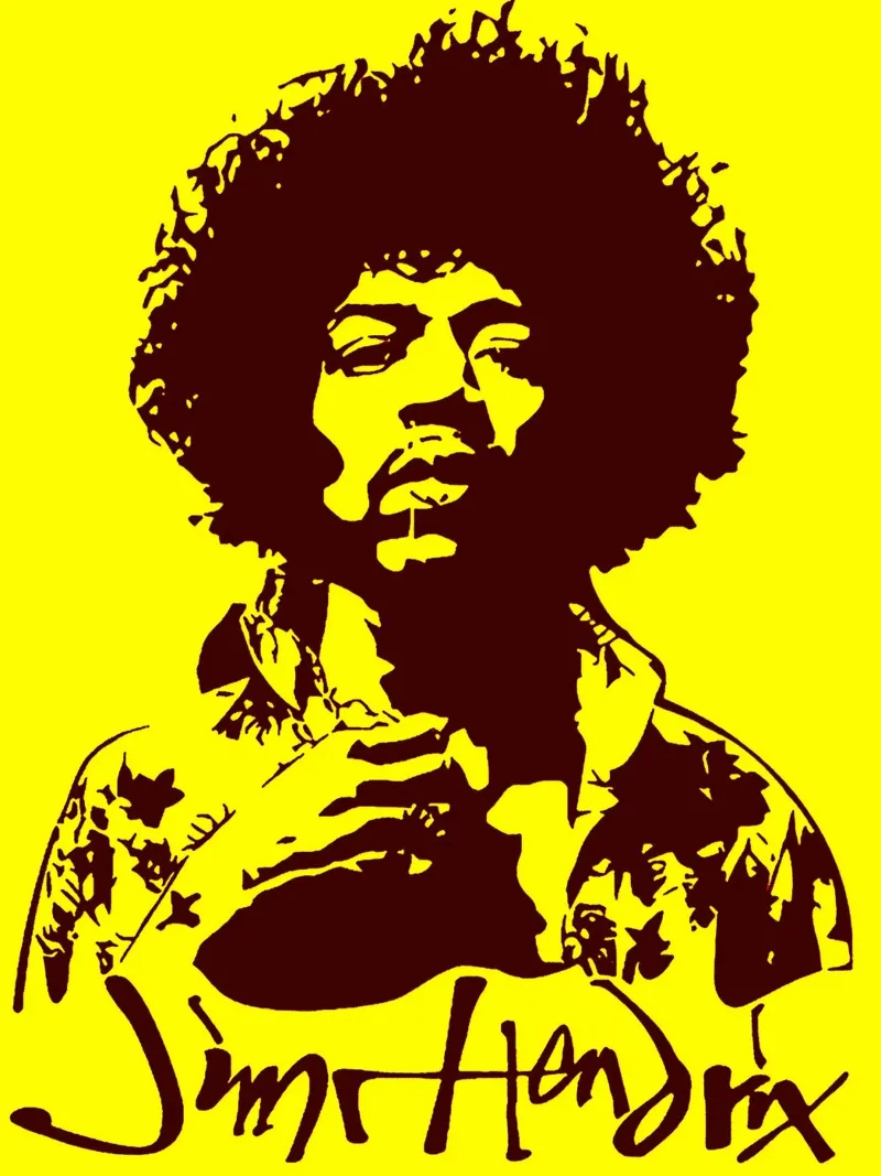 jimi hendrix pellicola backlit da vanhesling