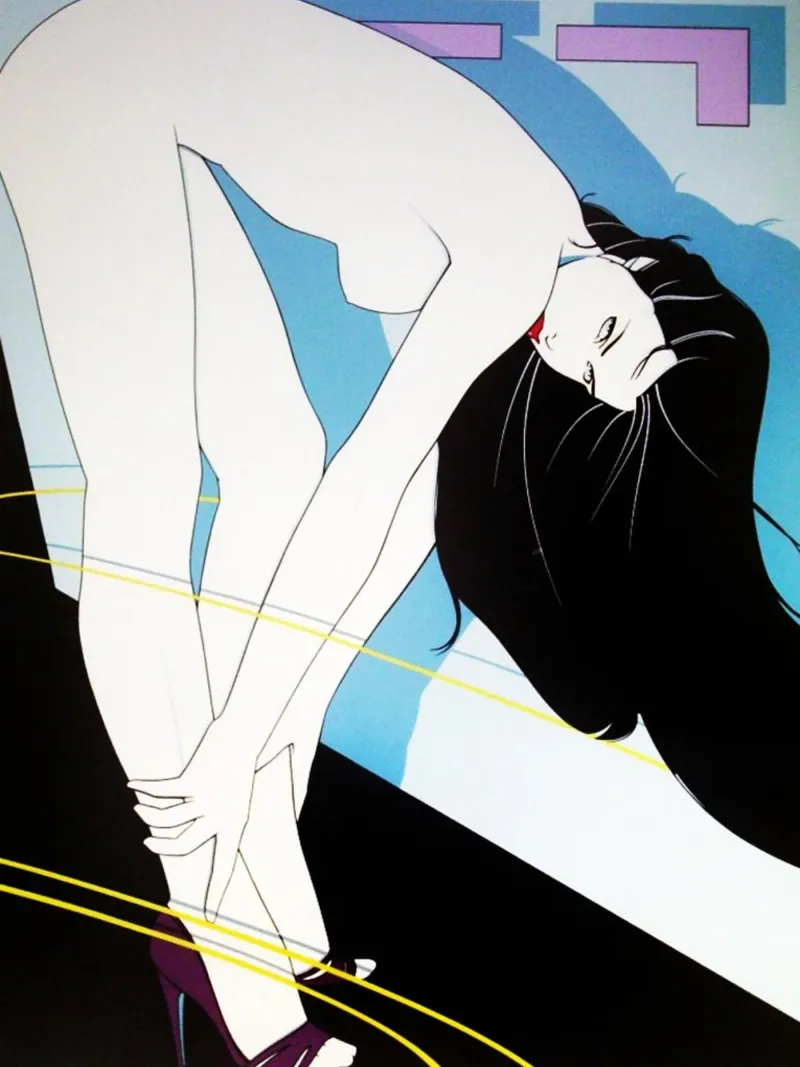 Patrick Nagel art carta hahnemühle da Kabir