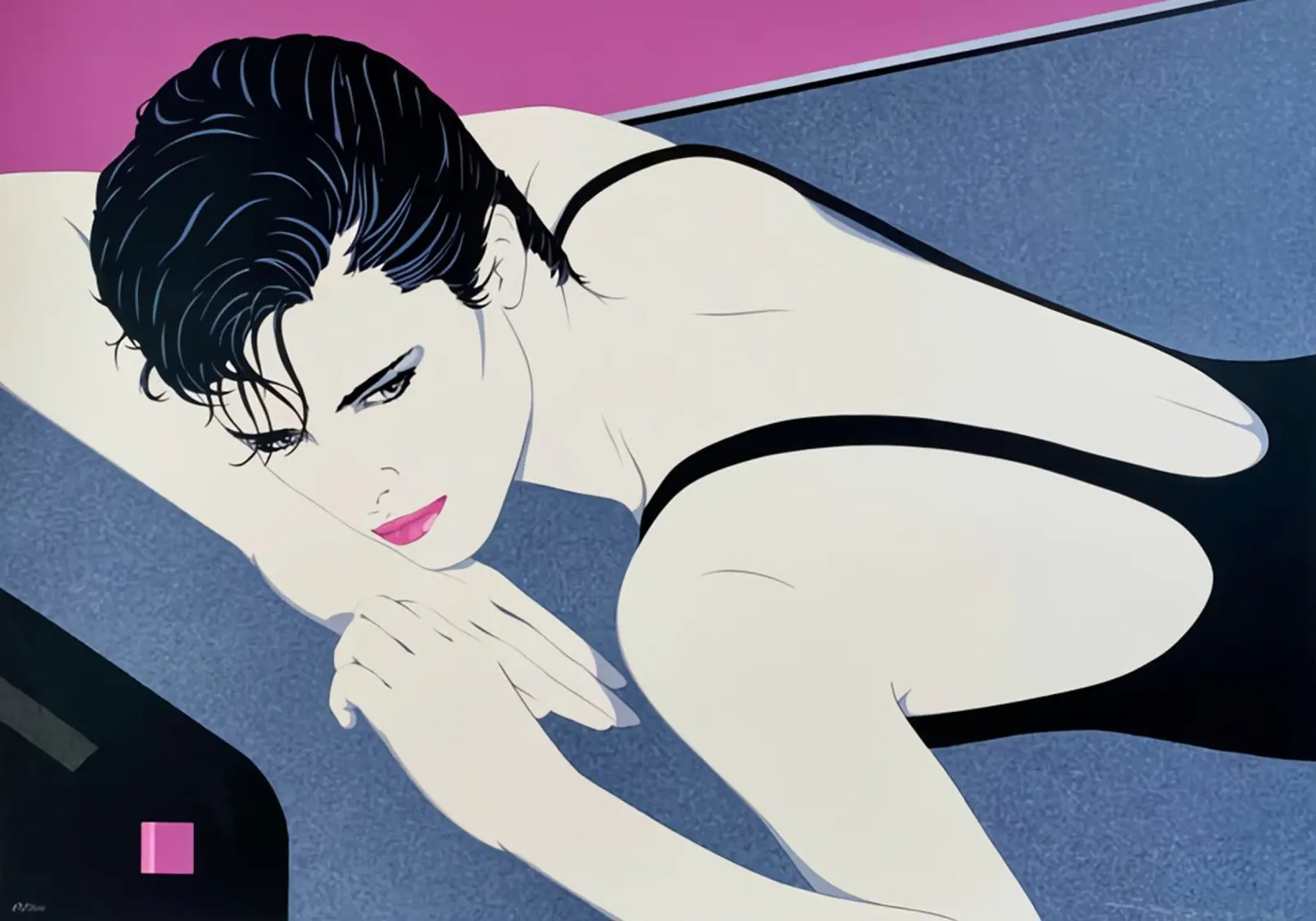 Patrick Nagel art pellicola backlit da Kabir