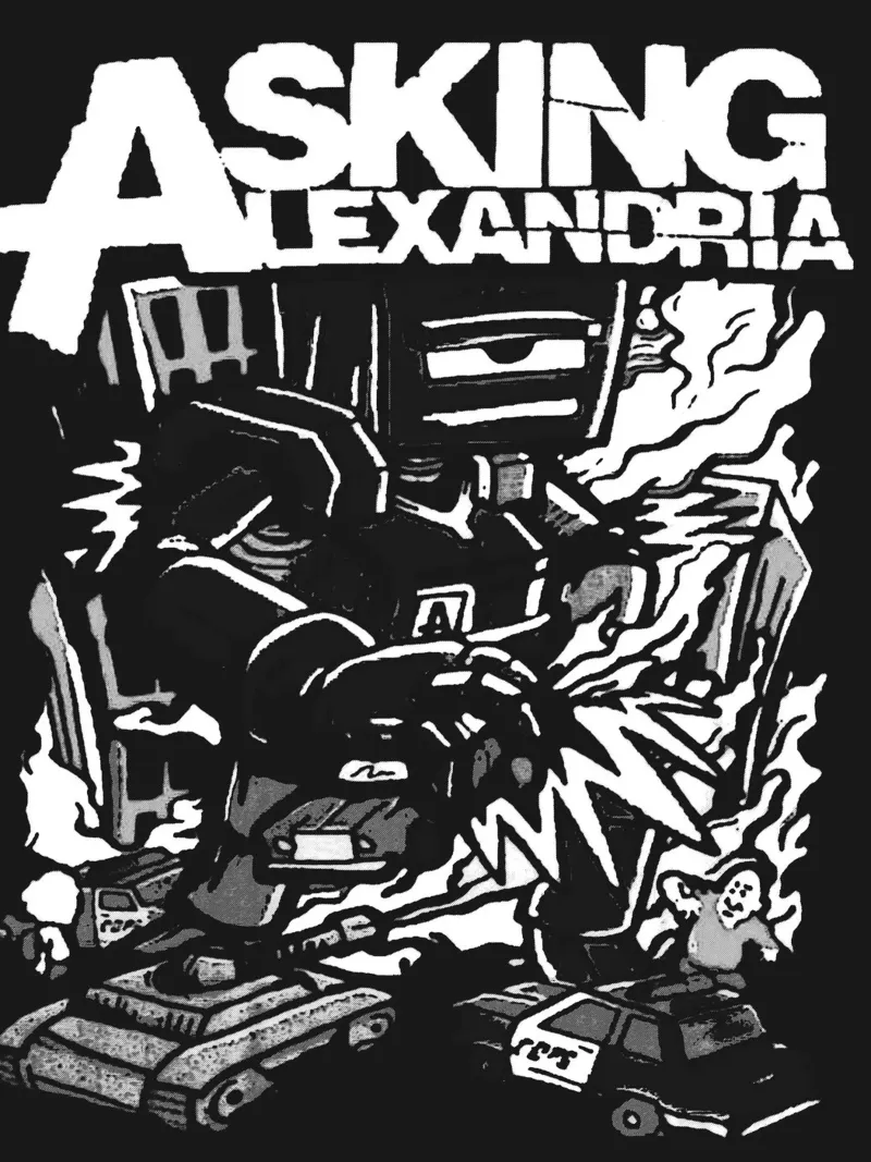 L'art du groupe Asking Alexandria hahnemühle de vanhesling